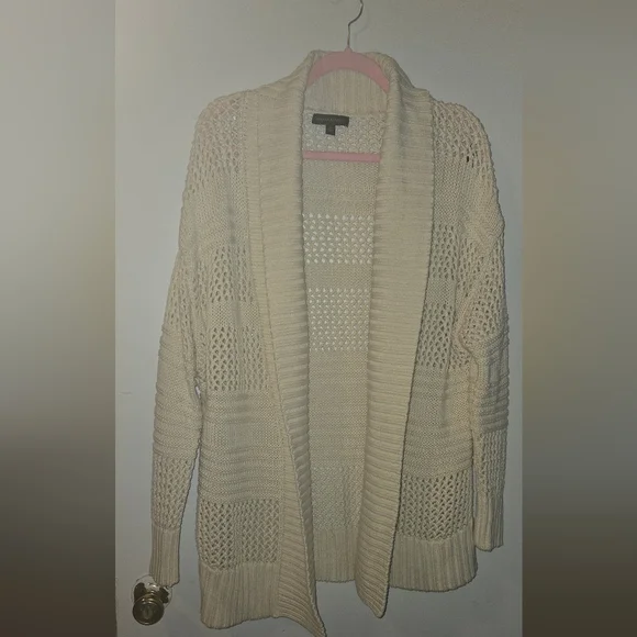 Banana Republic Cream Women's Cardigan - Picture 3 of 4